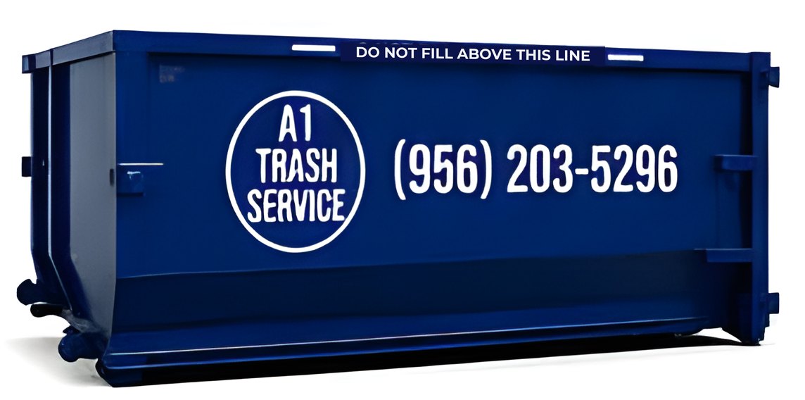 13-yard roll-off dumpster
