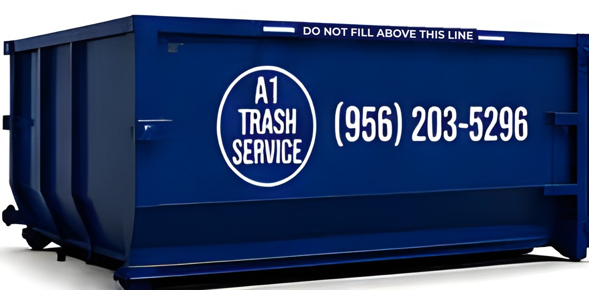 21-yard roll-off dumpster